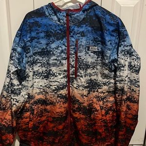 Columbia PFG Digital camo windbreaker
